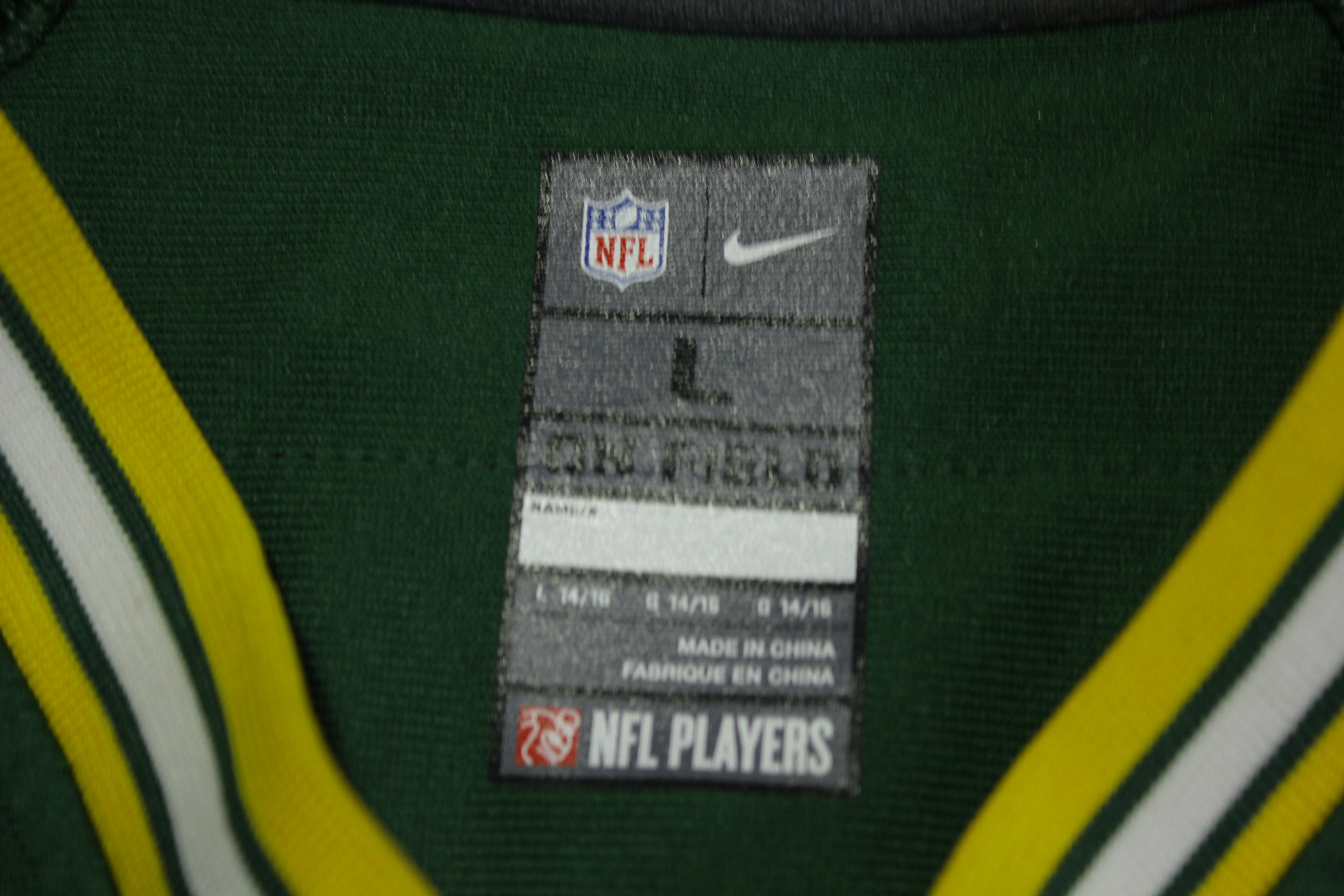 Aaron Rodgers Nike On Field #12 Green Bay Packers Jersey