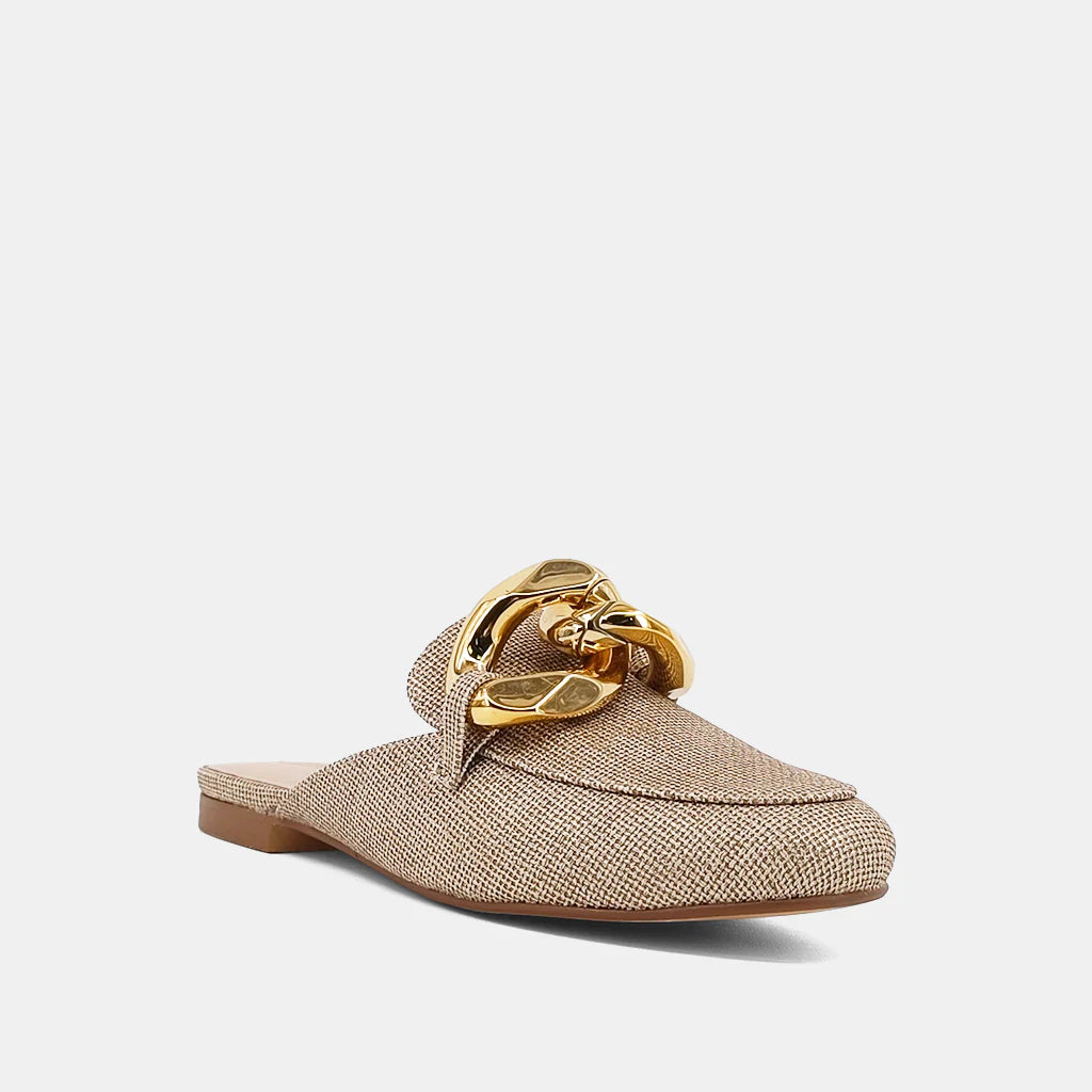 Alexis Gold Woven Loafer - ShuShop