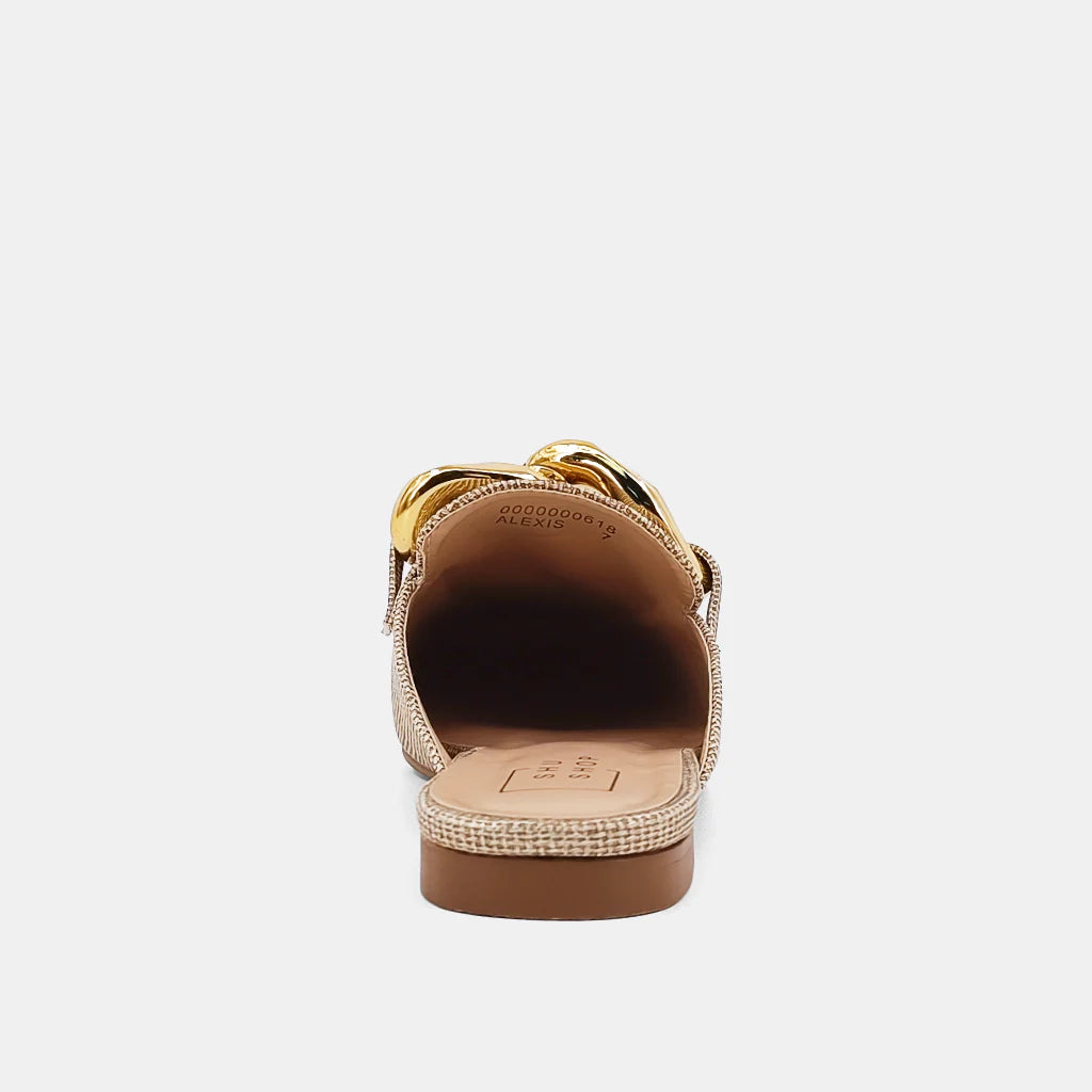 Alexis Gold Woven Loafer - ShuShop