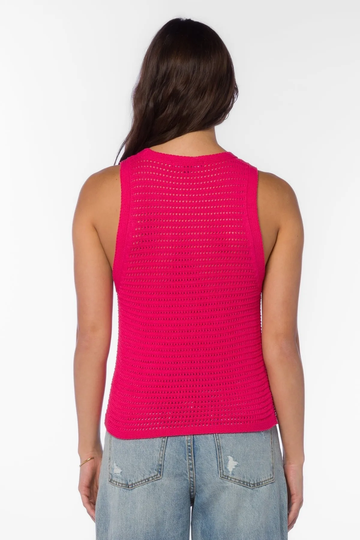 Alora Pink Knit Tank