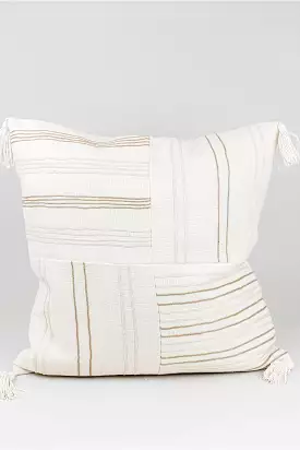 Ava Ivory Stripe Pillow