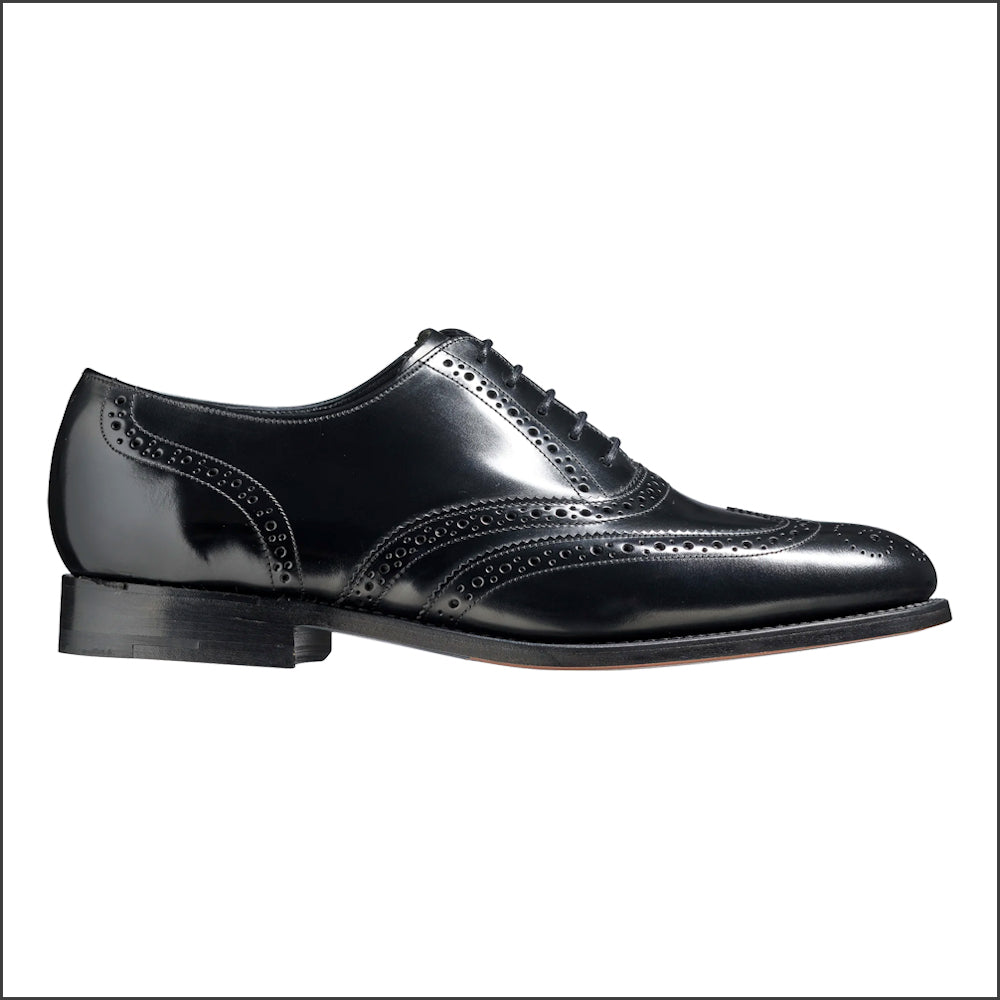 Barker Chancery - Black Hi-Shine Calf*