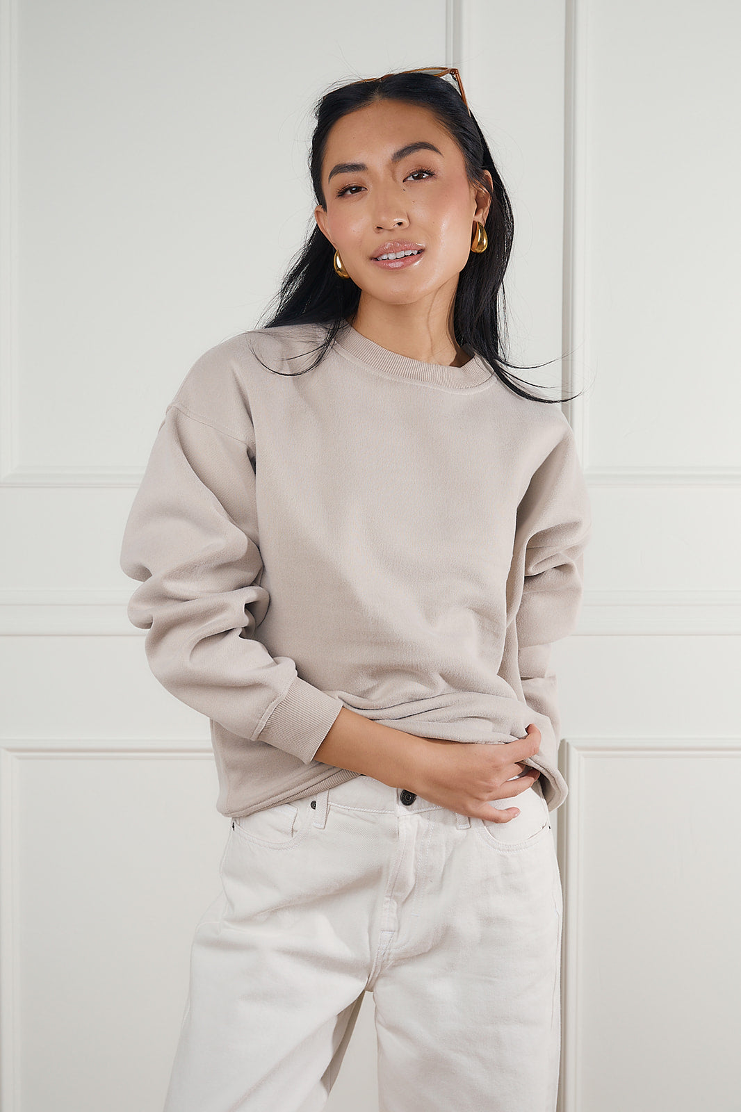 Be Kind Taupe Sweatshirt