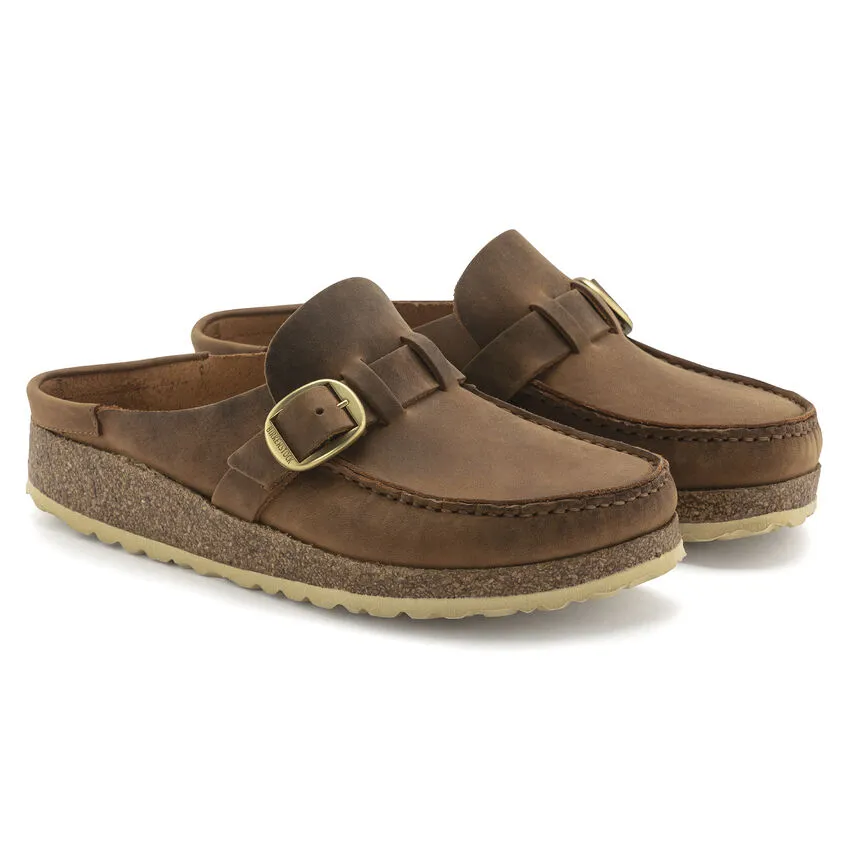 Birkenstock Women’s Buckley Slip On Shoes-Cognac