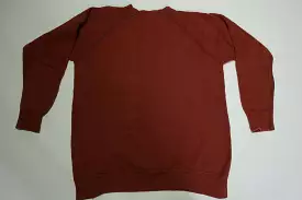 Blank Red 60's Vintage Gusset Chain Stitched Crewneck Sweatshirt