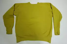 Blank Yellow 60's Vintage Gusset Chain Stitched Crewneck Sweatshirt