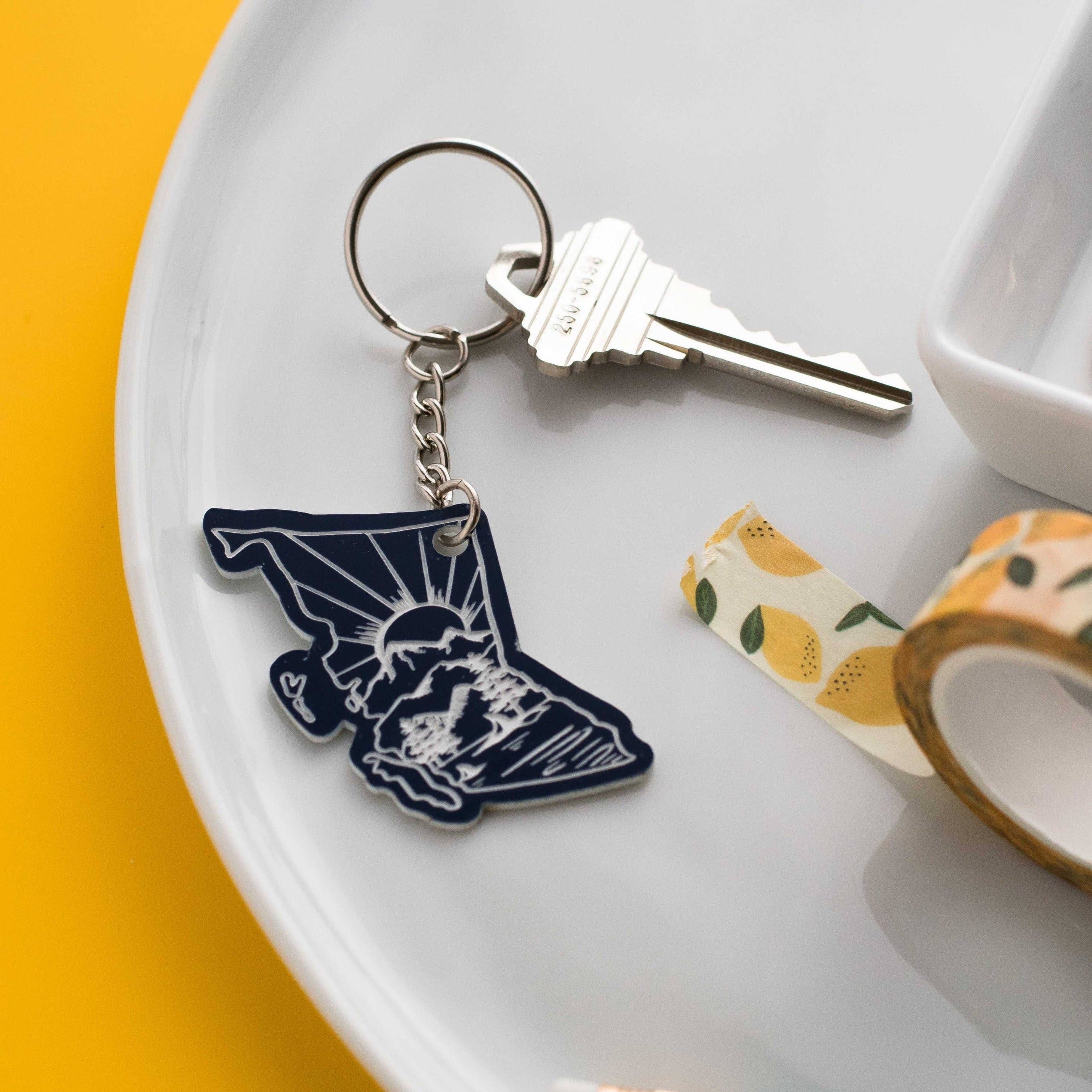 British Columbia Navy Keychain