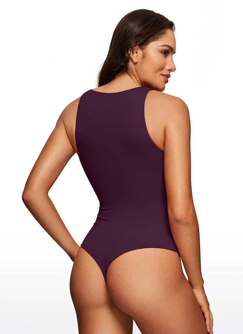 Butterluxe High Neck Racerback Bodysuits