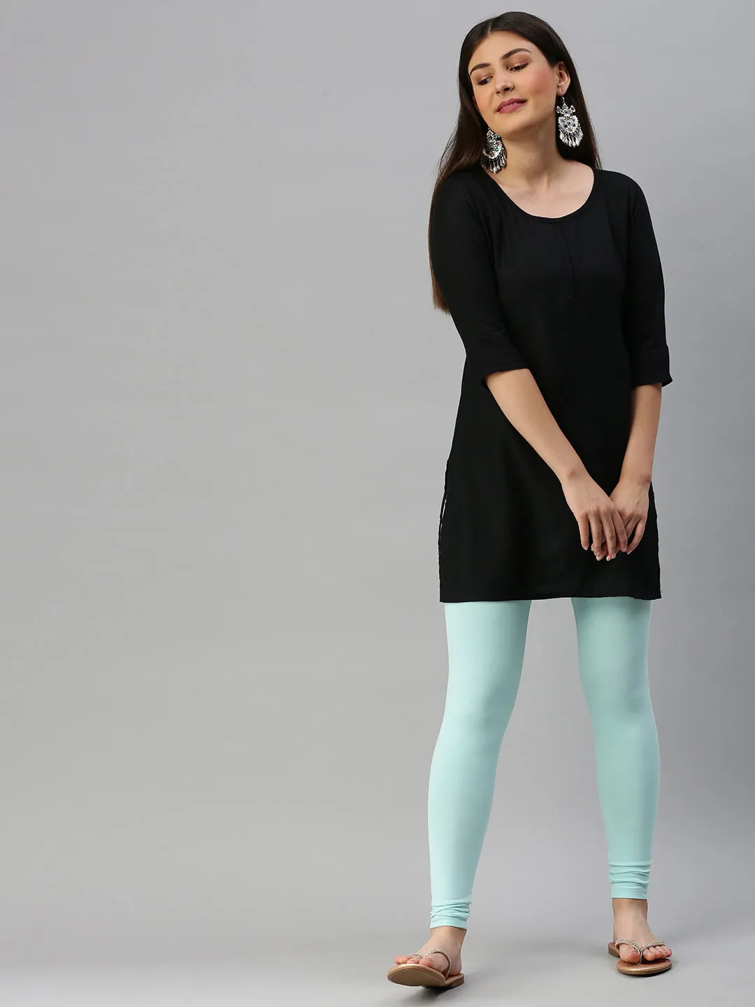 Churidar Leggings-Pista