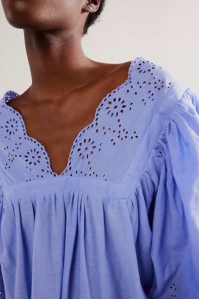 Costa Eyelet Top