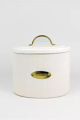 Cream Storage Bread Box