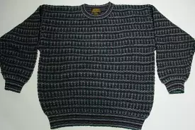 Eddie Bauer Shetland Wool Vintage 1990's Fireplace Knit Sweater