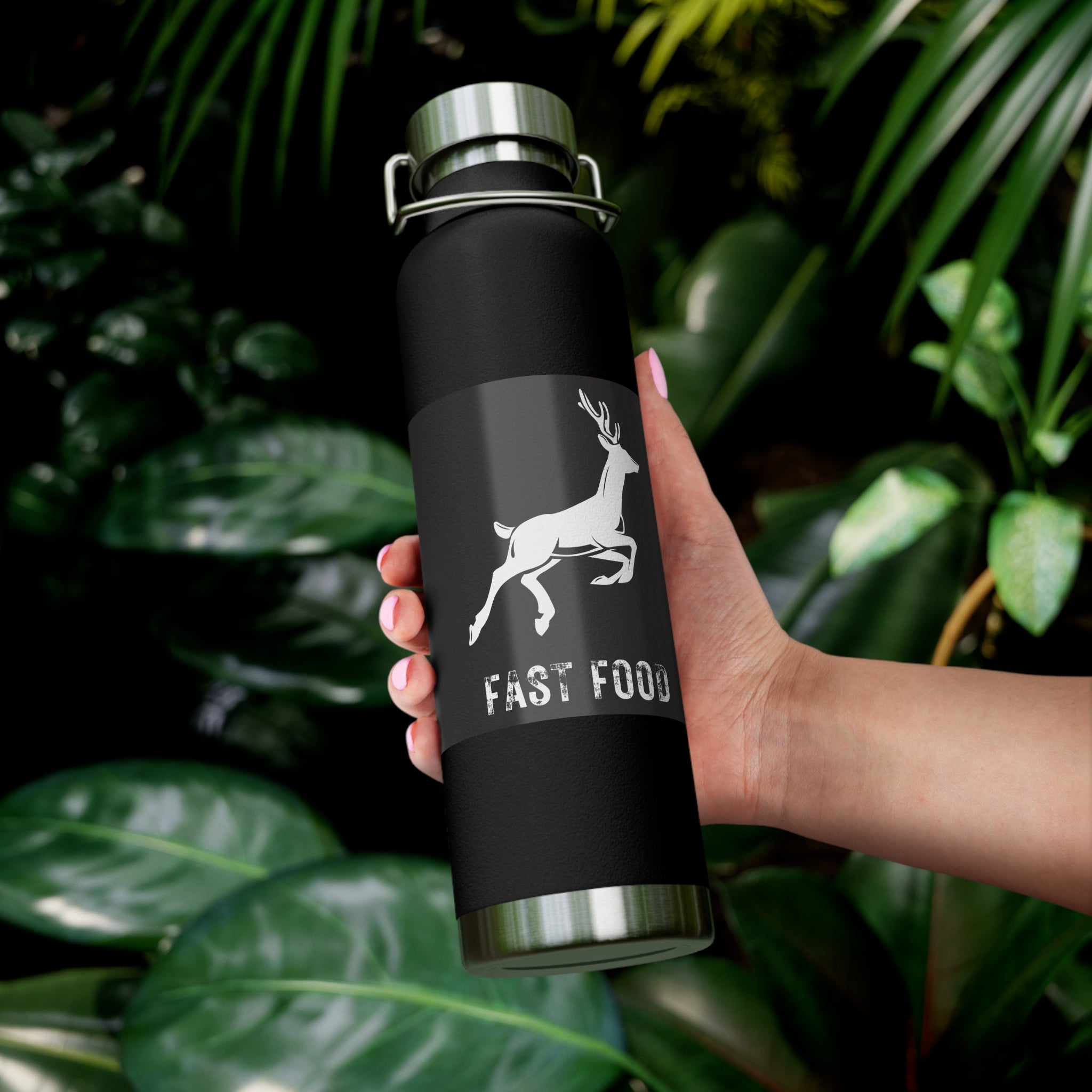 Fast Food - Copper Vacuum Insulated Hunting Bottle, 22oz