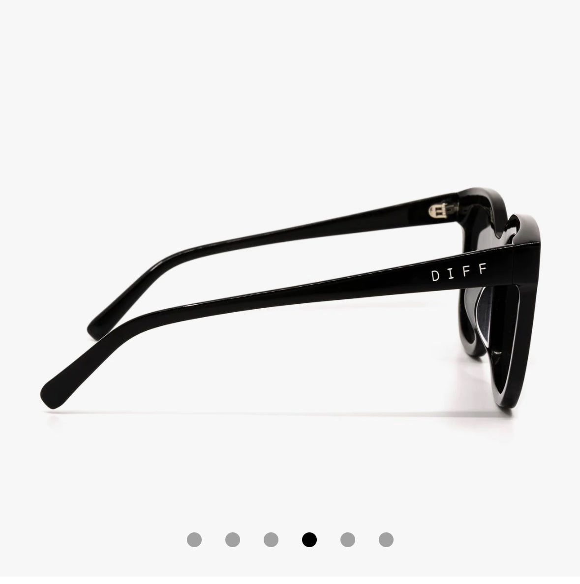 Gia Sunglasses Black & Grey diff