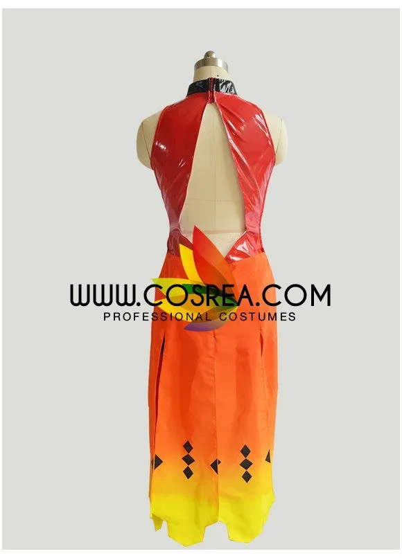 Guilty Crown Inori Yuzuriha Leather Cosplay Costume