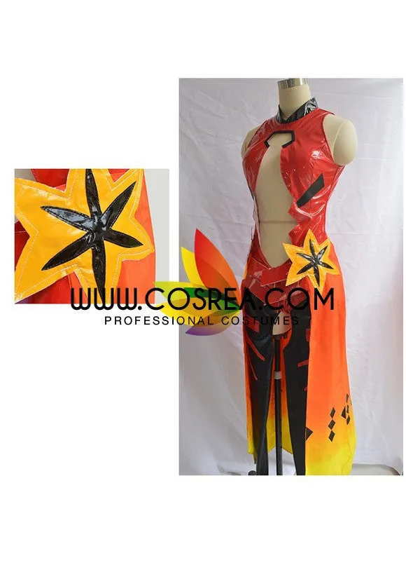 Guilty Crown Inori Yuzuriha Leather Cosplay Costume