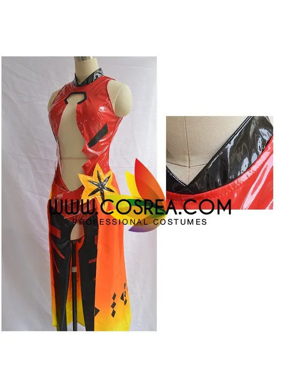 Guilty Crown Inori Yuzuriha Leather Cosplay Costume