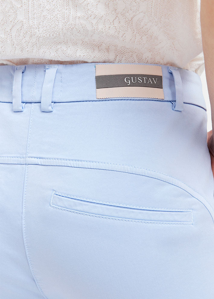 Gustav Carli 7/8 classic chino 53001 Bukser - Sky Blue