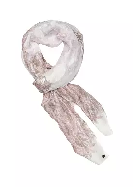 Gustav Joory Scarf 53802-81000 Trklde - Bright White with Print