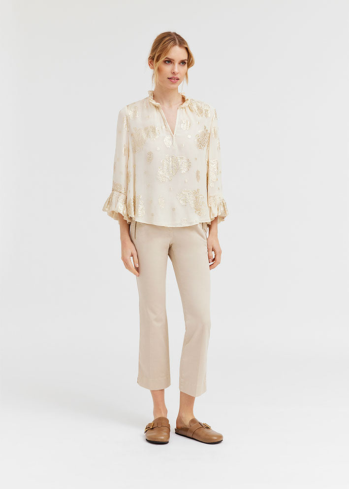 Gustav Marilou frills shirt 53606 Skjorte - Sand