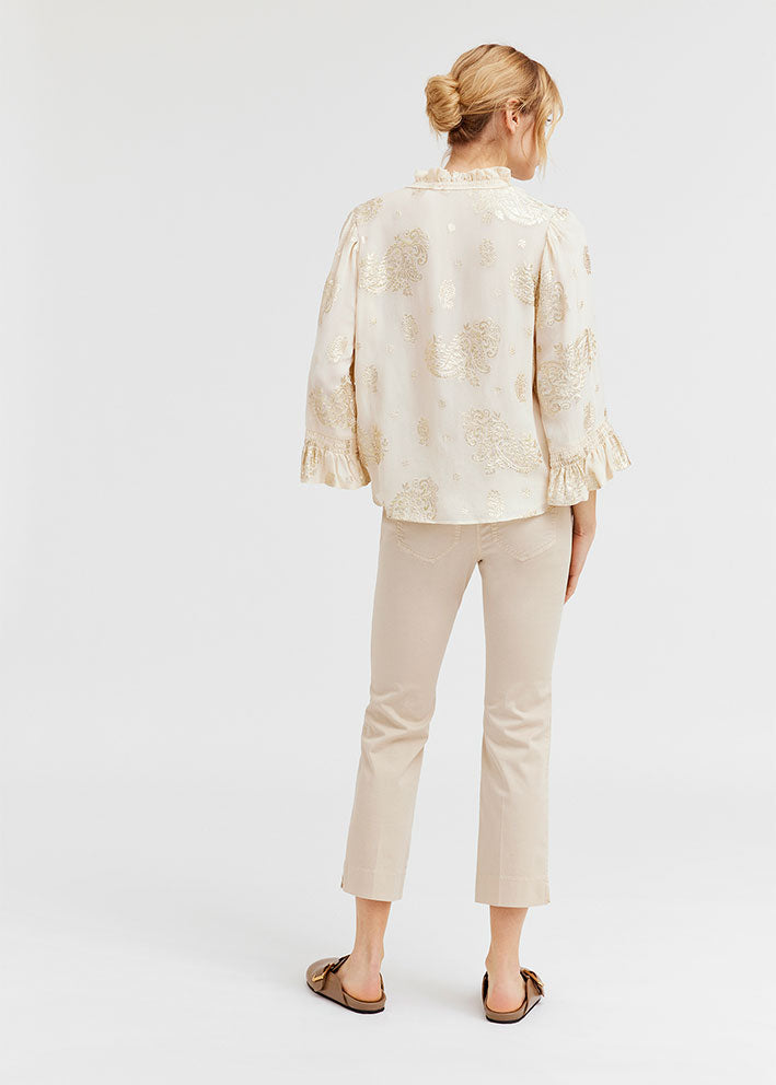 Gustav Marilou frills shirt 53606 Skjorte - Sand