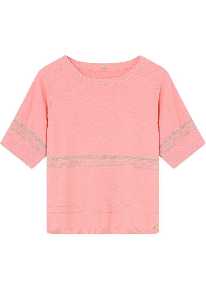 Gustav Shanne S/S knit 53405-5403 Coral Lily