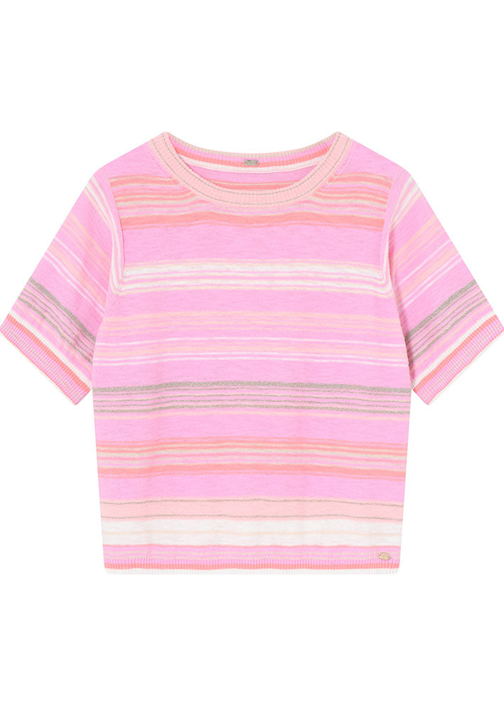 Gustav Shanne S/S knit 53405-61004 Pink Multi Colour