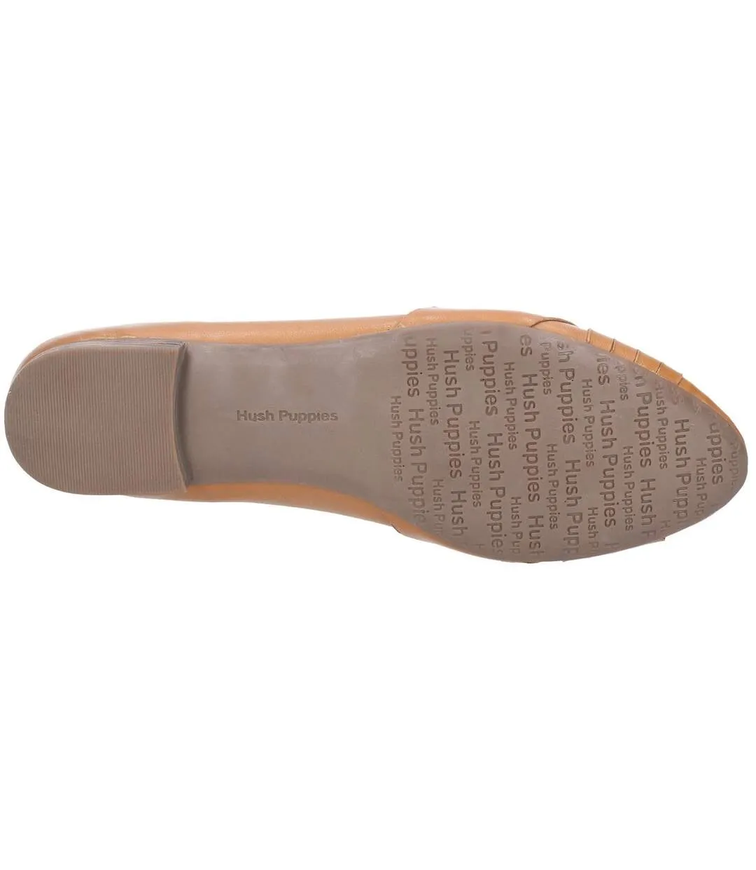 Hush Puppies Womens/Ladies Marley Ballerina Leather Slip On Shoes (Tan) - UTFS6113