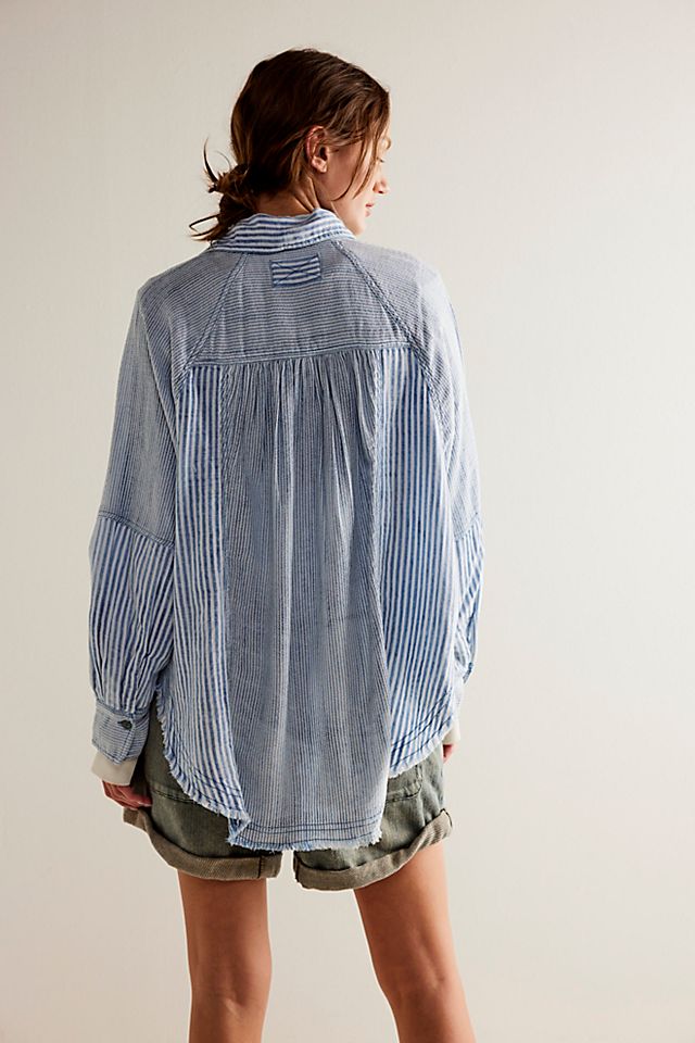 Indigo Skies Stripe Shirt