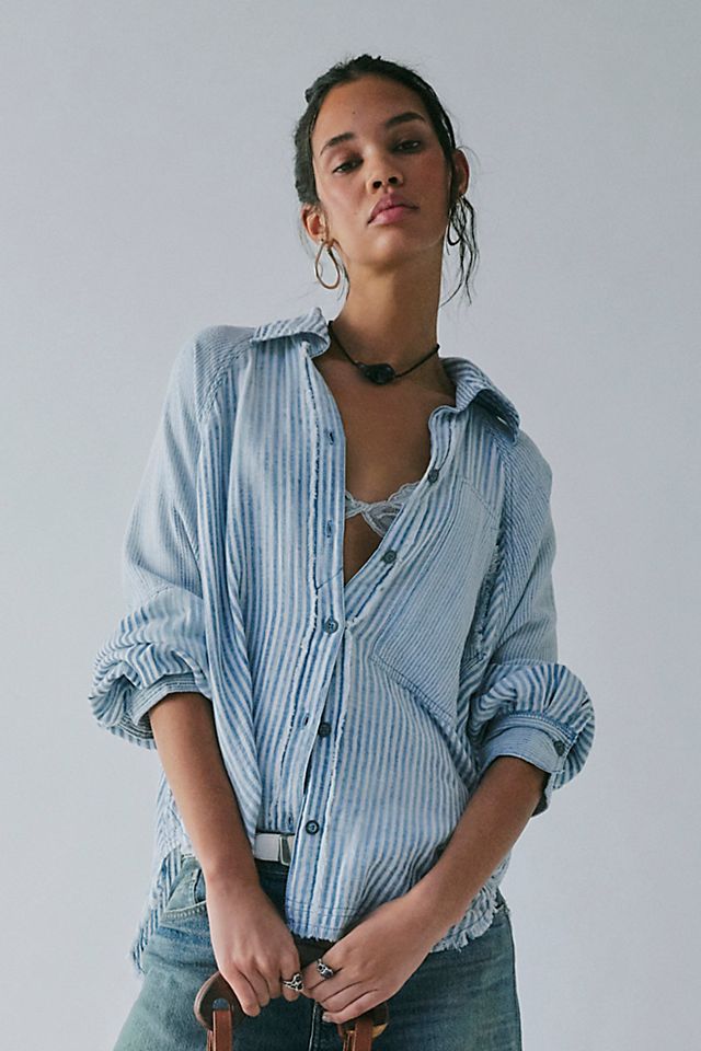 Indigo Skies Stripe Shirt