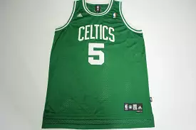 Kevin Garnett #5 Boston Celtics Adidas Sewn Stitch Basketball NBA Jersey