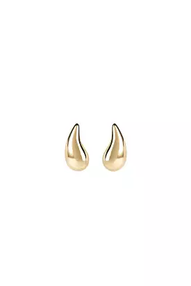 Lacrima Teardrop 14K Studs