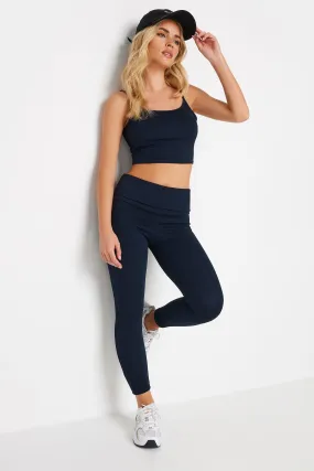 Leggings | Petite Fold Over Waistband Leggings | PixieGirl