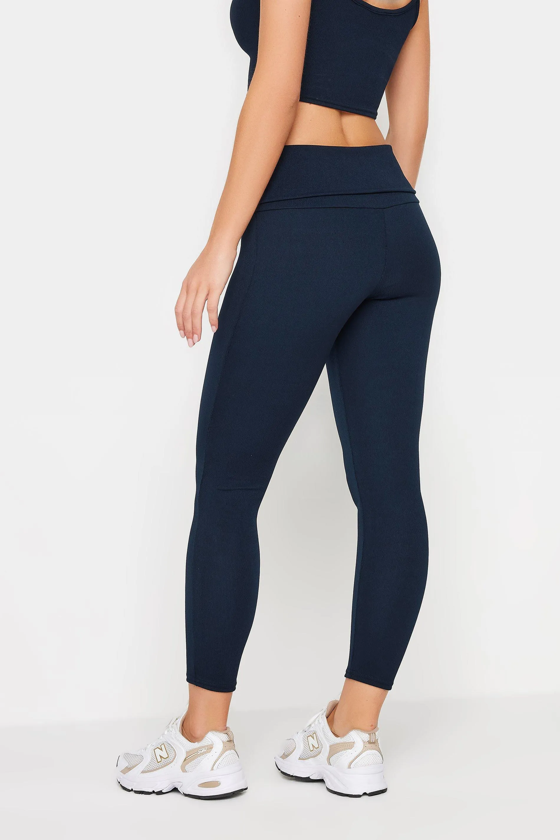 Leggings | Petite Fold Over Waistband Leggings | PixieGirl