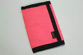 Levi's Vintage Trifold Wallet 1980’s Hot Pink Flourescent Velcro Hook & Loop Billfold