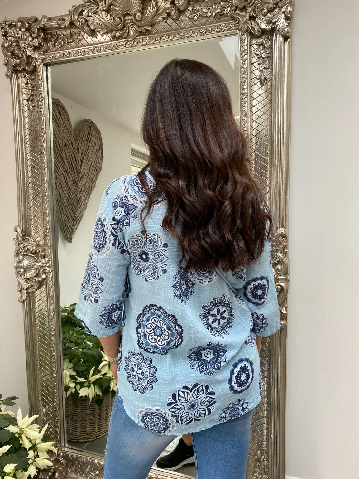 Lightweight Paisley Blouse Monica