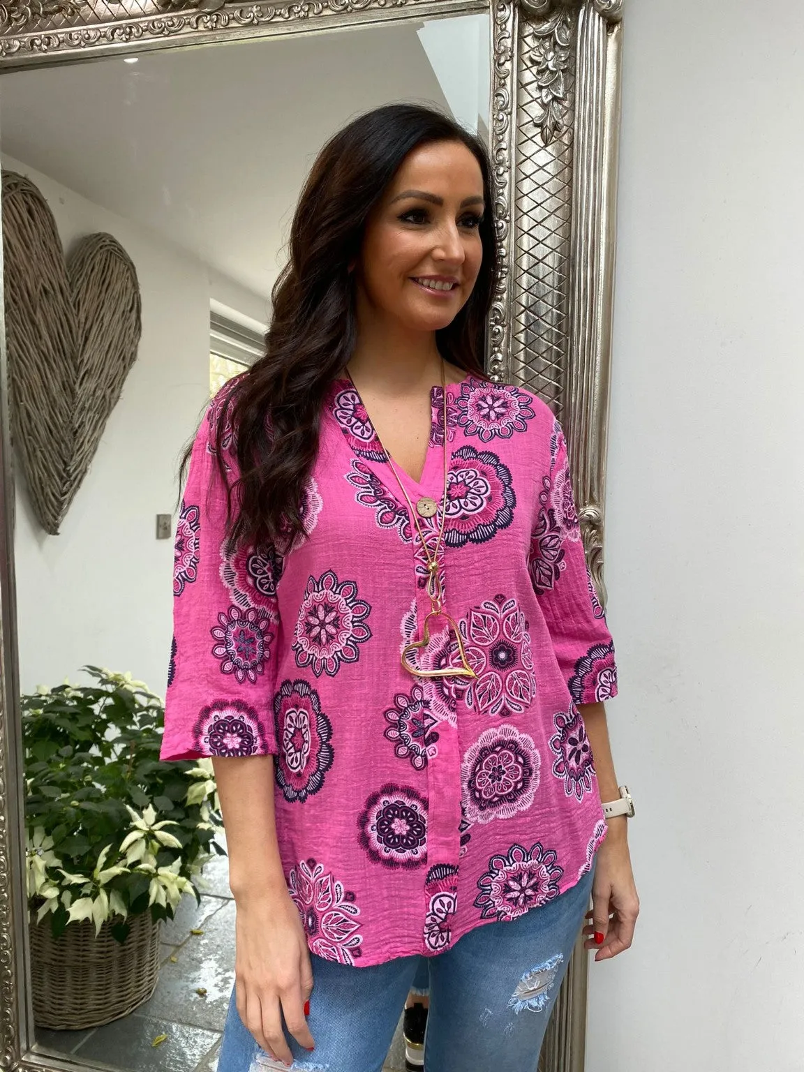 Lightweight Paisley Blouse Monica