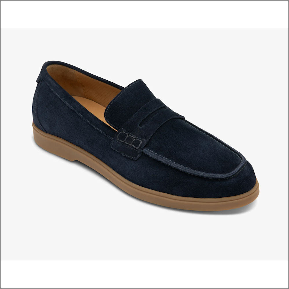 Loake Lucca Navy Suede Loafer*