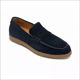 Loake Lucca Navy Suede Loafer*