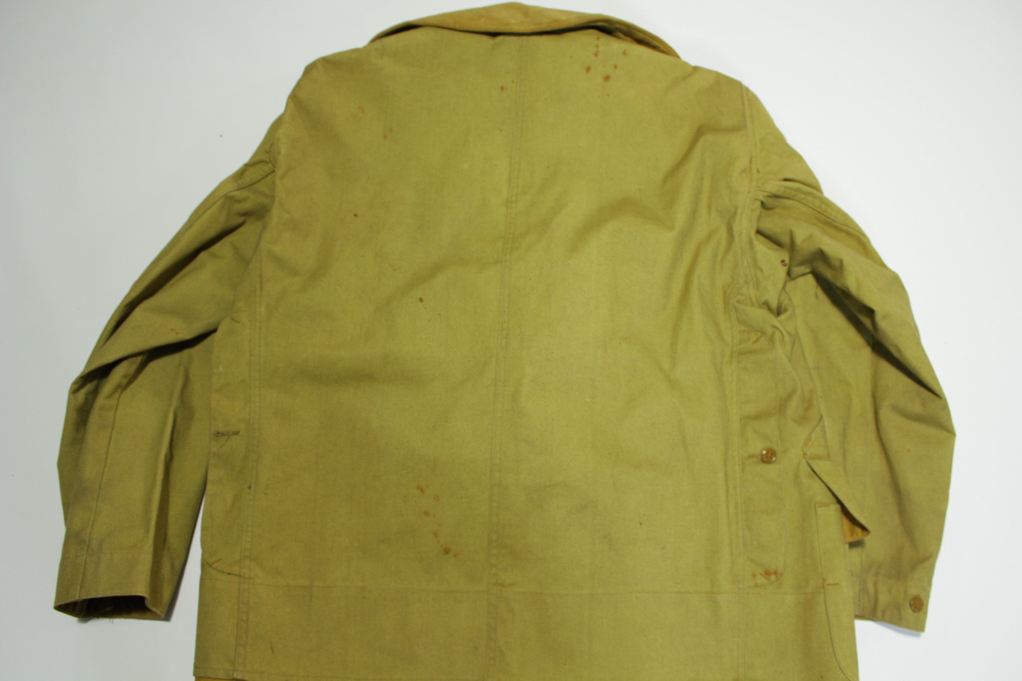 Montgomery Ward Western Field Vintage 60's Tin Cloth Hunting Jacket