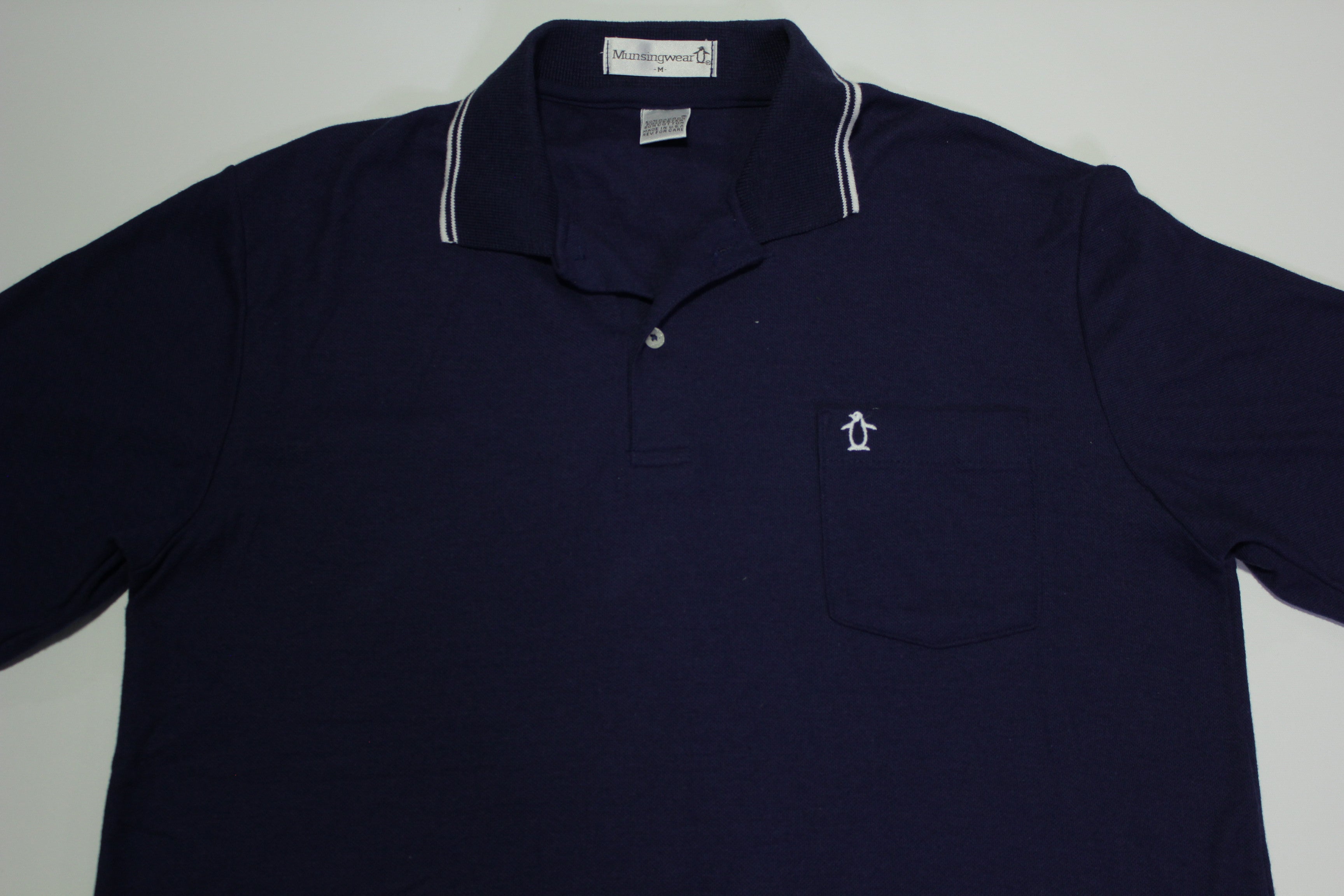 Munsingwear Made in USA Vintage 90's Penguin Golf Polo Shirt