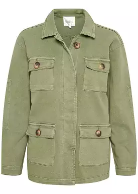 My Essential Wardrobe The Army Jacket - Dusty Olive Wash