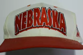 Nebraska Corn Huskers Twins Enterprise Vintage 90s Adjustable Back Snapback Hat