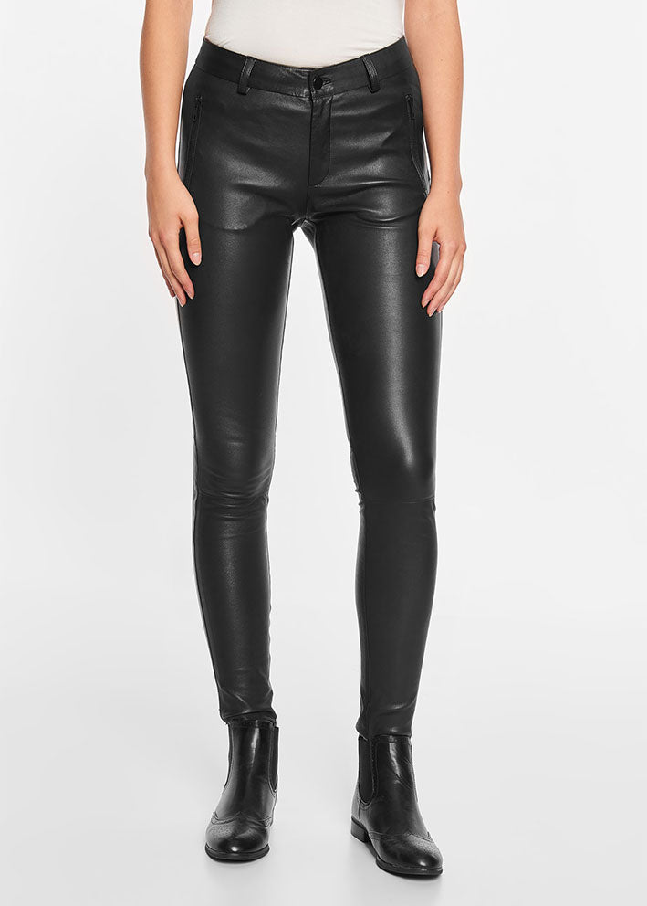 Notyz Leggings with saddleback 10910 Skindbukser - Black