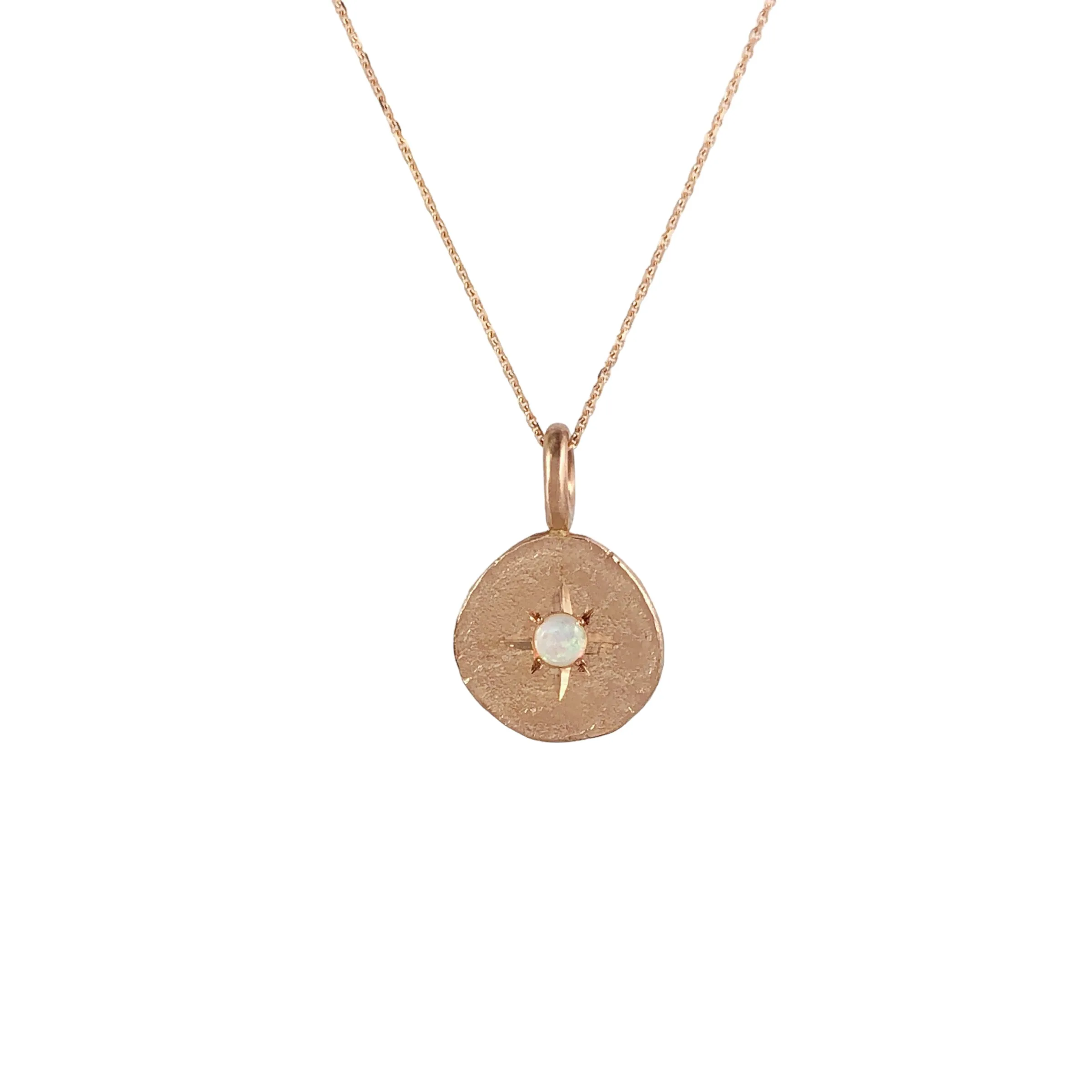 Opal Star Disc Necklace - Sarah Gardner