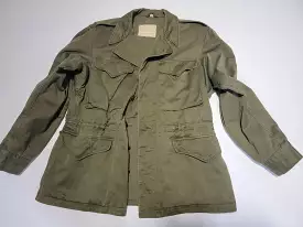 Original WWII M43 Field Jacket M-1943 38R Vintage 40's Army Military Issue Coat