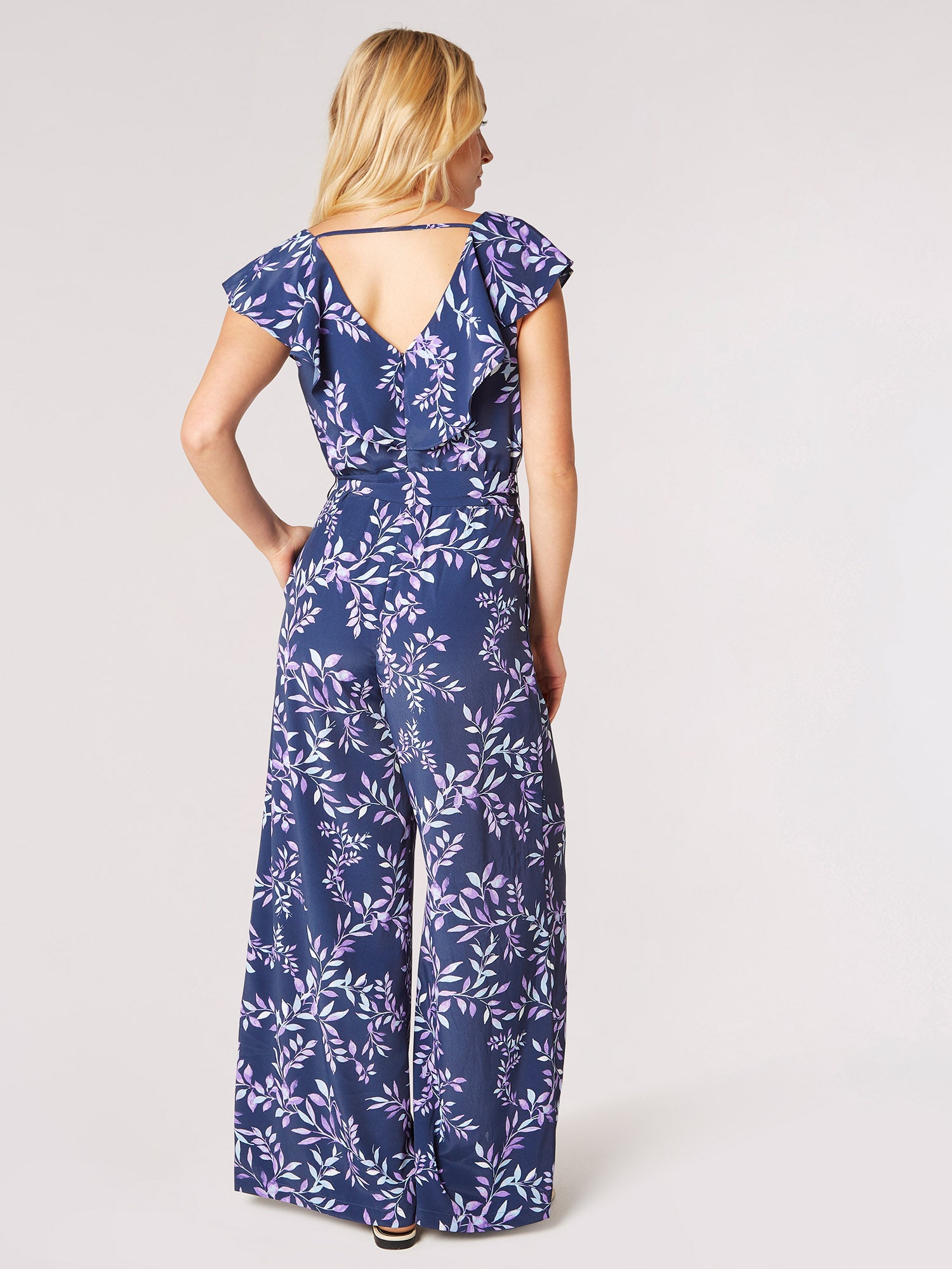 Palazzo Leaf Jumpsuit