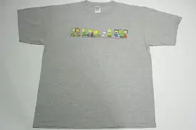 Peanuts Charlie Brown Snoopy Crew 2001 Vintage Y2K Gildan United Feature T-Shirt