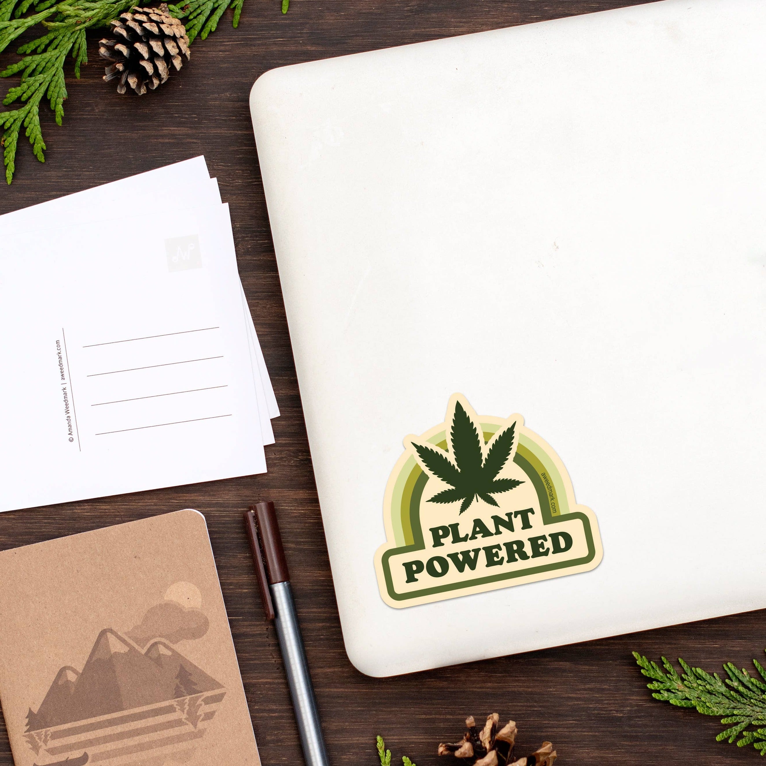 Plant Powered Weed Sticker