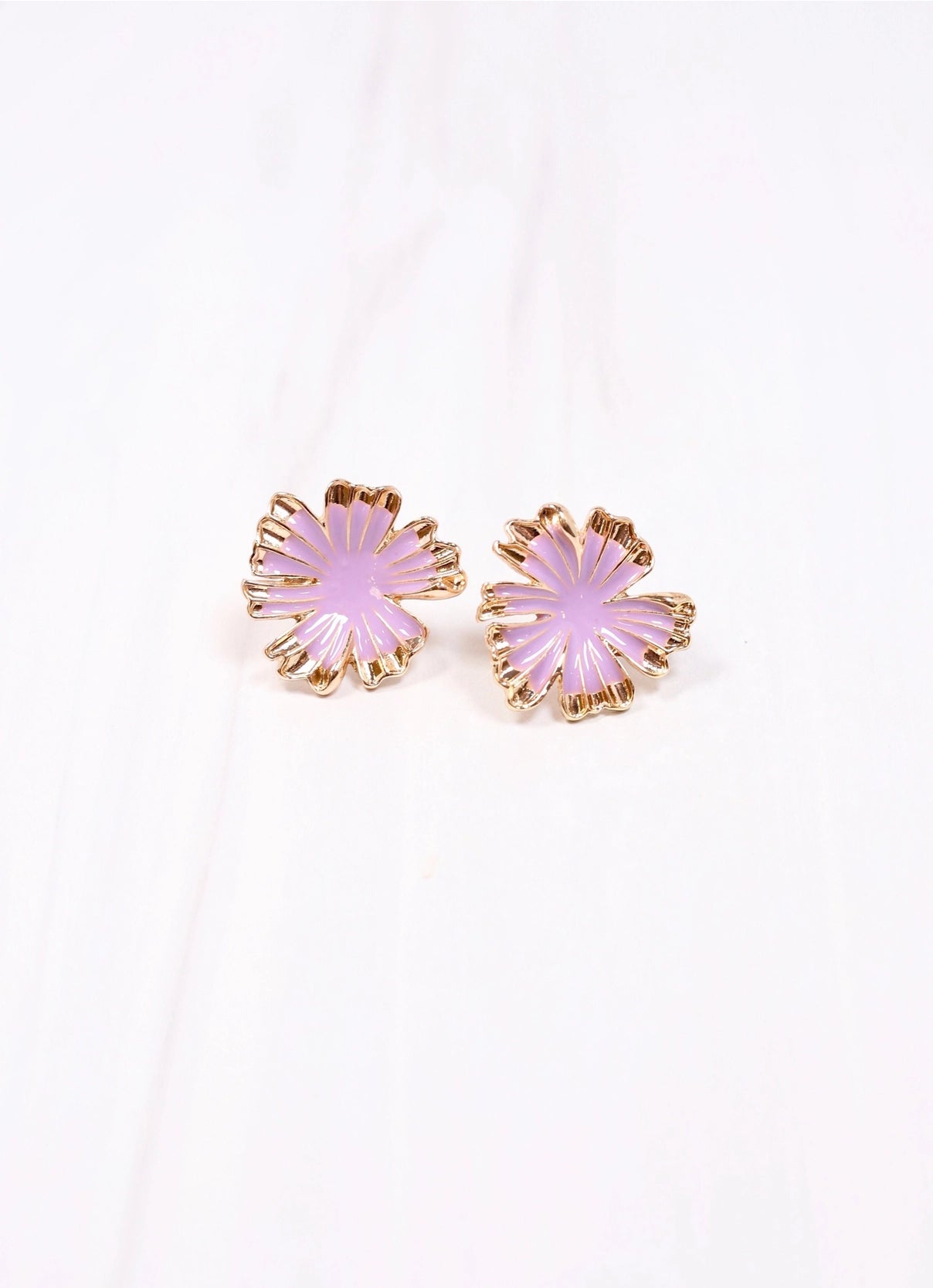 Primrose Flower Earring Lavender